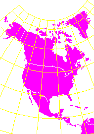 Albers equal-area conic projection