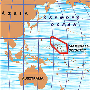 A Marshall-szigetek térképe