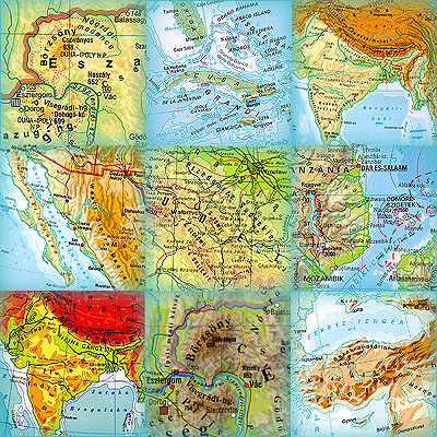 Földrajzi térképek