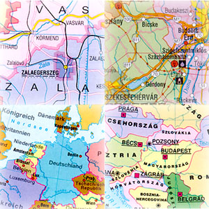 Közigazgatási térképek.