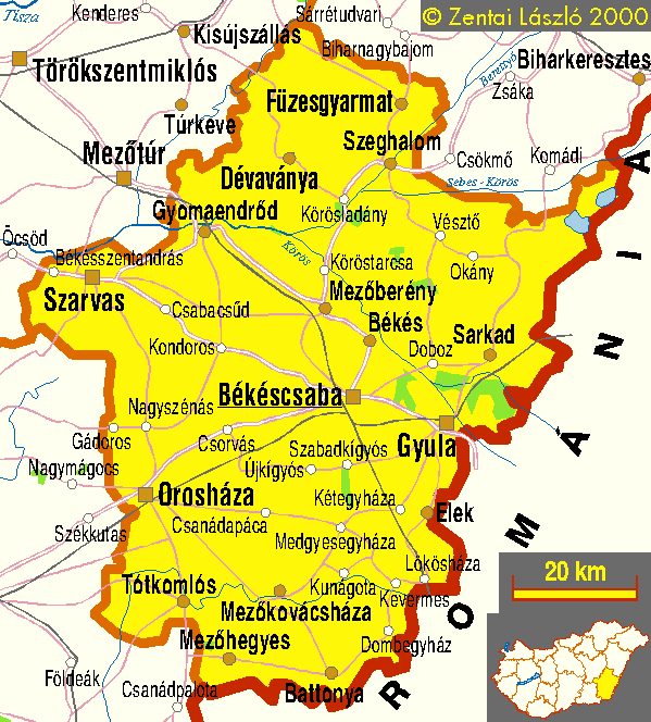 füzesgyarmat térkép Maps: Counties and regions of Hungary füzesgyarmat térkép
