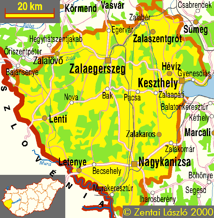 magyarország térkép zalakaros Maps: Counties and regions of Hungary magyarország térkép zalakaros