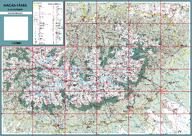 magas tátra térkép Terkepek: Magas Tatra magas tátra térkép