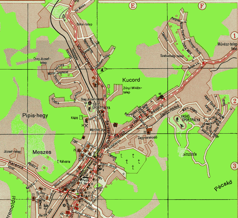 salgótarján térkép Salgótarján, SalBTC Pálya: képek, adatok • stadionok  salgótarján térkép