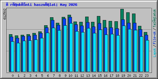 Óránkénti használat: May 2026
