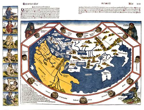 SCHEDEL-Nuremberg Chronicle World Map