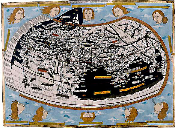 Ptolemy World Map 1482 Ulm Ptolemy World Map 1482